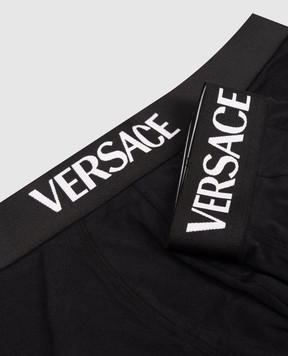 Versace Набір чорних трусів-боксерів 10209851A14783