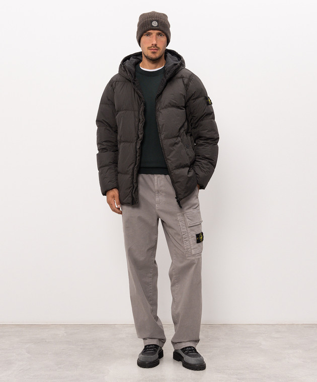 Stone Island Зелений світшот з патчем логотипа L2S156100060S0051 зображення 2