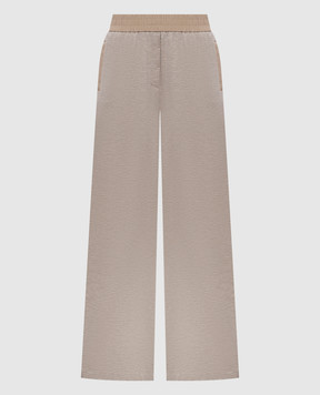 Peserico Сірі спортивні штани з люрексом A04580J02355A