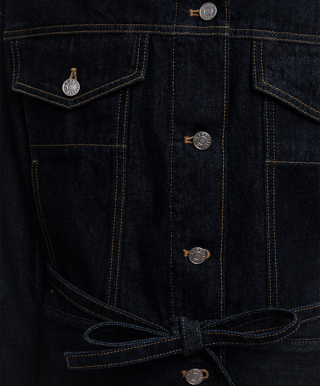 3.1 Phillip Lim Синя джинсова куртка з патчем логотипа E2616538LID зображення 5