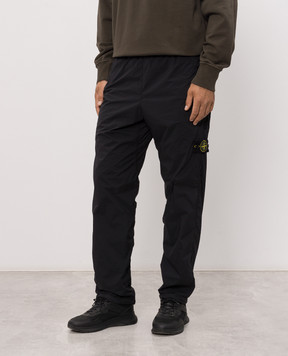 Stone Island Черные брюки с патчем логотипа L2S153100017S0474