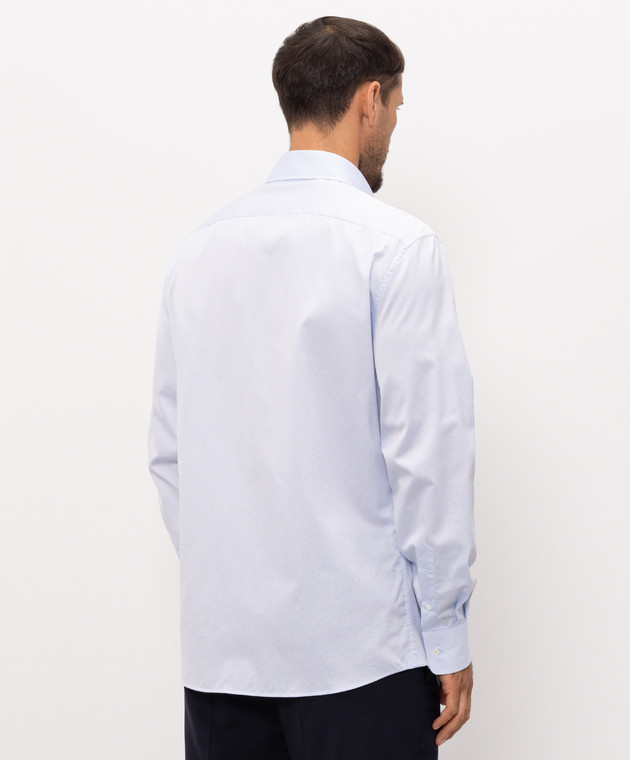 Brunello Cucinelli Блакитна сорочка MBUC40627 зображення 4