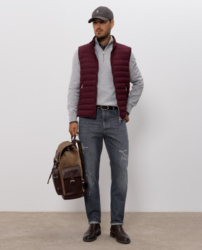 Brunello Cucinelli Серый джемпер M2200124