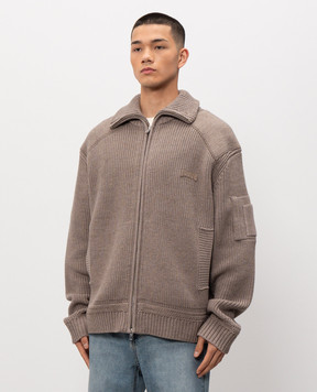 Juun.j Коричневий кардиган з вовною JC6251P81A