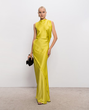 Victoria Beckham Жовта сукня максі Kyra 1326WDR007465A