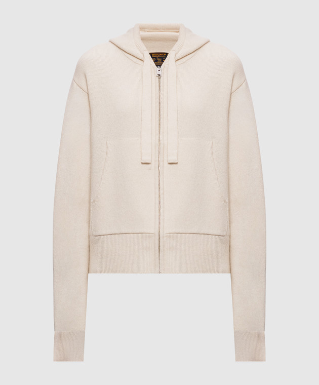 Woolrich Бежева спортивна куртка з вовною CFWWKN2043FRUF0574