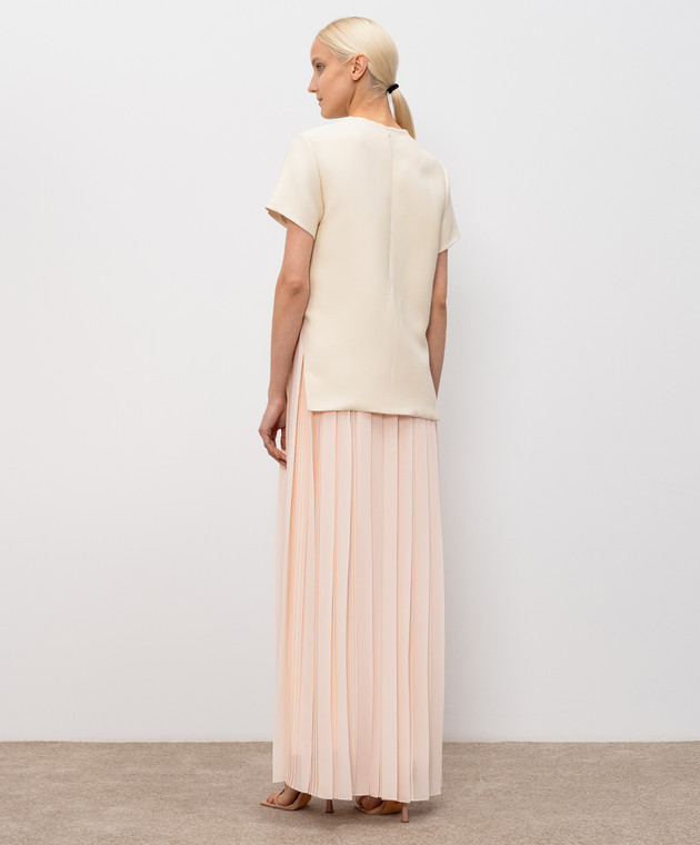 Fabiana Filippi Сукня подвійної конструкції з вовною та шовком ABD276F643M113 зображення 4