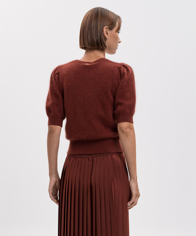 Twinset Терракотовый джемпер с шерстью 262TP3260 изображение 4
