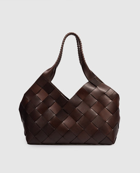 Dragon Коричневая кожаная сумка Castello DGS68111