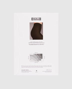 Wolford Коричневі колготи Velvet de Luxe 66 den 14775
