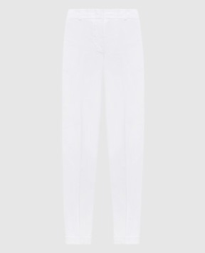 Peserico Білі штани з відворотами A04680T2302481