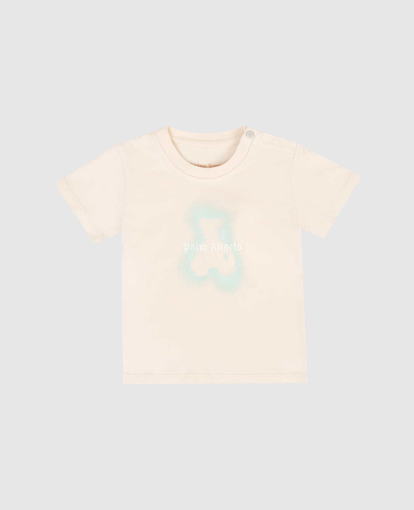 Детская футболка цветная айвори с принтом Spray Bear