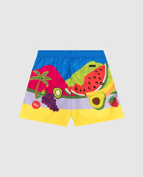 Diesel Дитячі шорти для плавання в принт J02703KXBTD