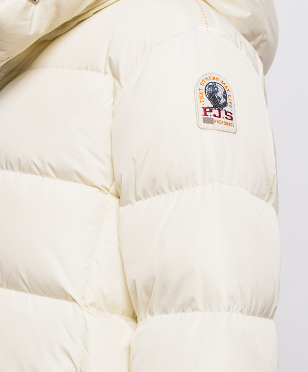Parajumpers Пуховик цвета айвори Jinny 26WPWPUTT32 изображение 5