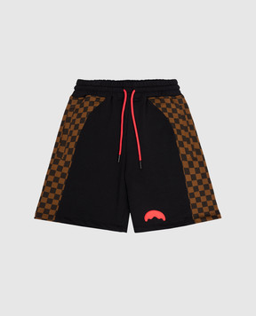 Sprayground Дитячі чорні шорти Get Out SPY1426EBLK
