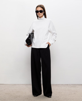 The Row Черные брюки Farah из шерсти и кашемира R000595W4675