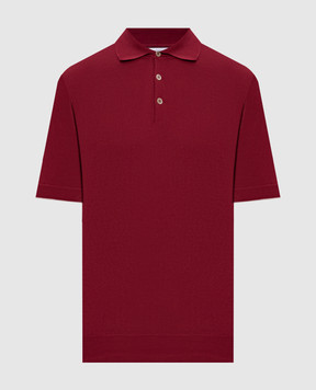 Brunello Cucinelli Бордове поло M29800125