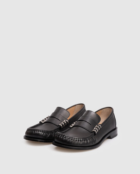 JW Anderson Черные кожаные лоферы MO0002LA0391