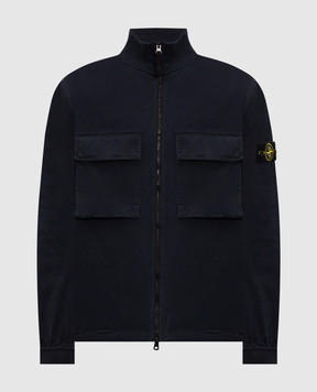Stone Island Синя куртка з патчем логотипа L2S151200024S00L1