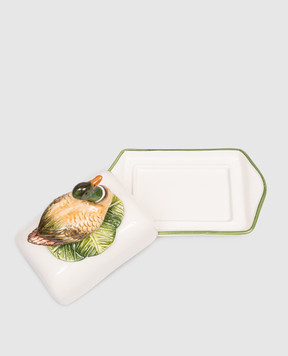 Au Bain Marie Белая керамическая масленка Duck ABMBABPM2