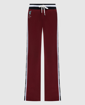 Off-White Красные спортивные штаны Serena с логотипом OWCJ007F25JER001