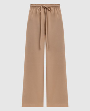 Ermanno Scervino Бежеві штани з вовни D492P362XQQ