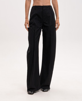 Maison Margiela MM6 Чорні штани S52KA0582M36019