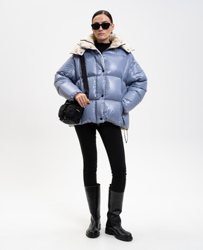 Moncler Голубой пуховик Parana K20931A0010368950