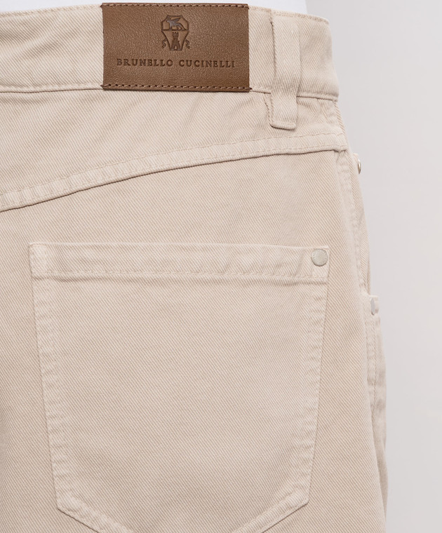 Brunello Cucinelli Серые джинсовые кюлоты M0H81P4082 изображение 5
