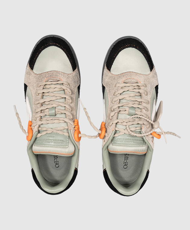 Off-White Зелені комбіновані кросівки End Of Play OF05968310 зображення 4