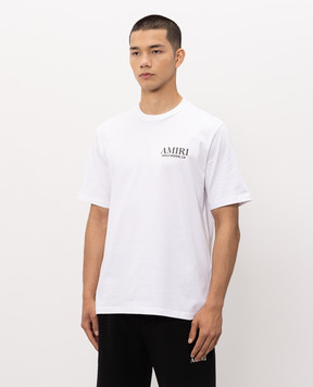 AMIRI Біла футболка Bones Stacked AMJYTE1075