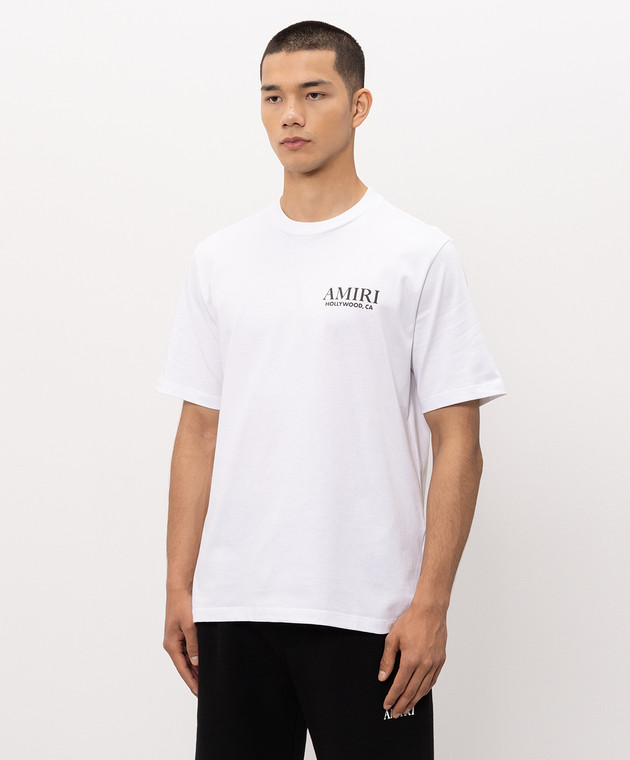 AMIRI Біла футболка Bones Stacked AMJYTE1075 зображення 3