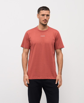 Peserico Красная футболка с принтом логотипа R55000J0Q302358