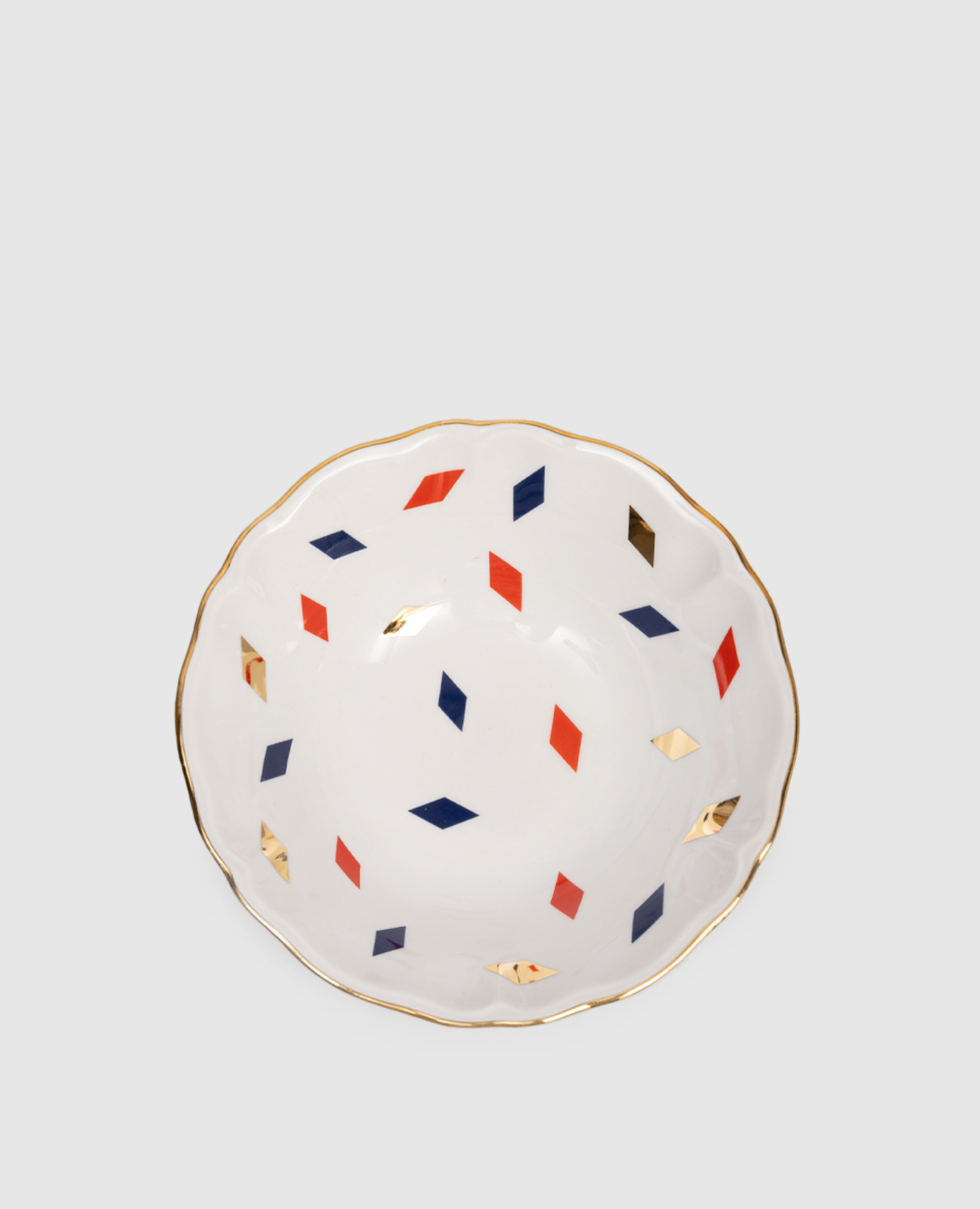 

Белая фарфоровая глубокая тарелка Fate, Белый, Посуда