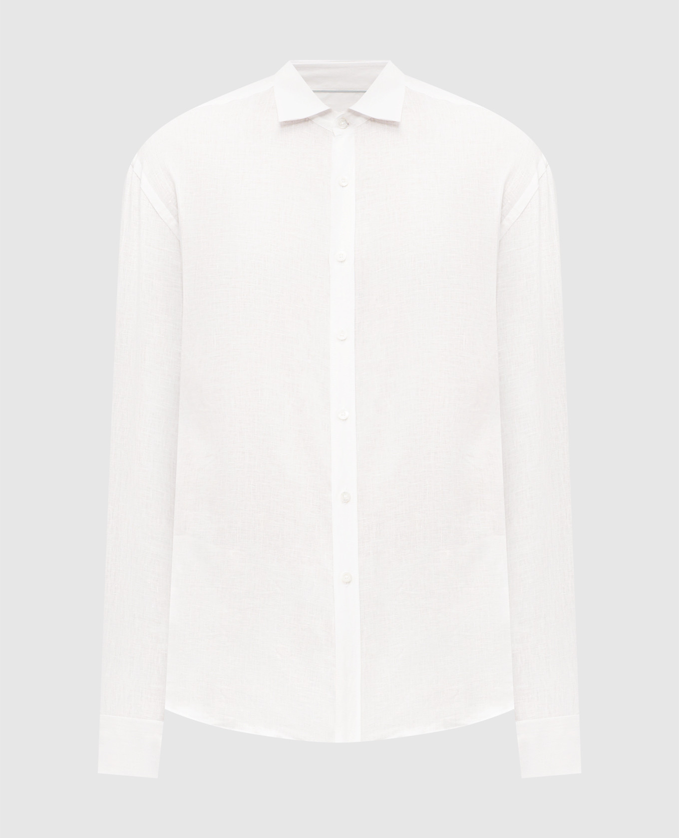 

Белая рубашка из льна, Белый, Рубашки