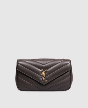 Saint Laurent Сіра шкіряна сумка LOULOU 801439AAEAX