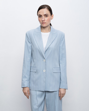 Twinset Голубой жакет в полоску 261AP2170