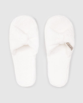 Hamam Білі махрові домашні капці PERA PERASLIPPERSFORHER