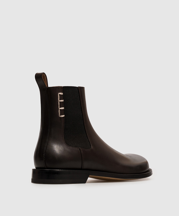 JW Anderson Коричневі шкіряні челсі CT0002LA0391 зображення 3