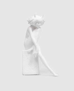 Palais Royal Декоративна біла порцелянова статуетка Zodiac Taurus woman 4505