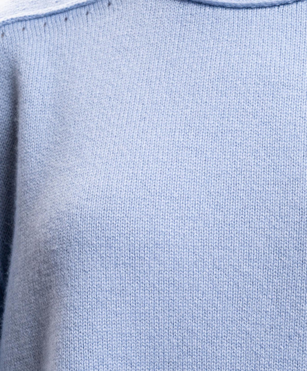 Carven Блакитний светр з кашеміру 6262K21179 зображення 5