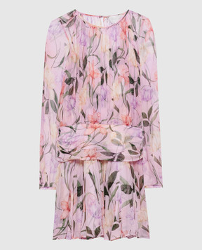 Christy Lynn Рожева сукня Billie із шовку CLD717BF12