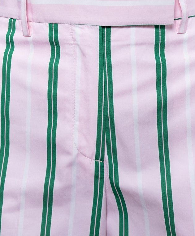 Thom Browne Розовые шорты в полоску FTC514UF1152 изображение 4