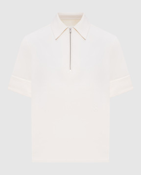 Jil Sander Поло кольору айворі з вишивкою монограми J02GL0113J20018