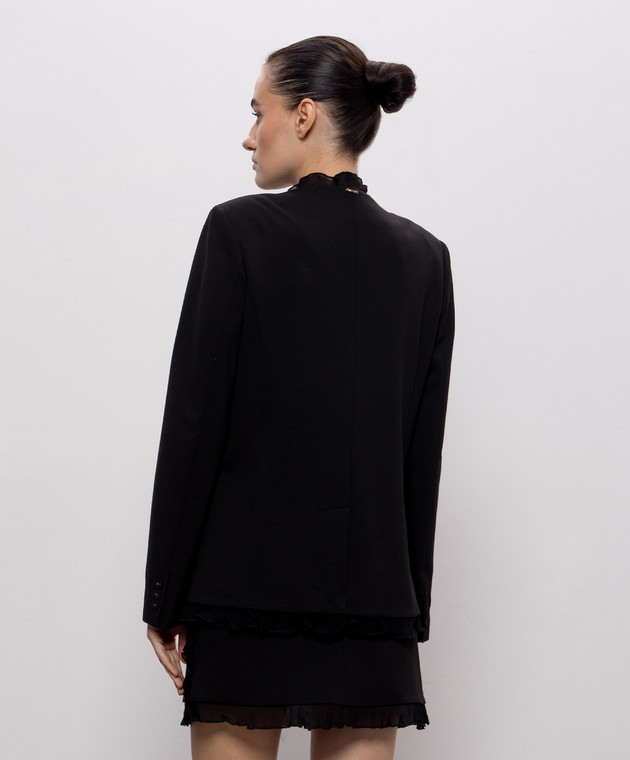 Twinset Черный жакет с оборками 262TP2275 изображение 4
