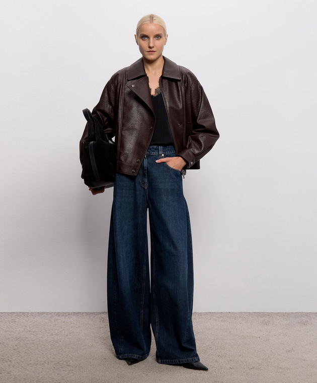 Twinset Чорний топ з мереживом 262TP2124 зображення 2