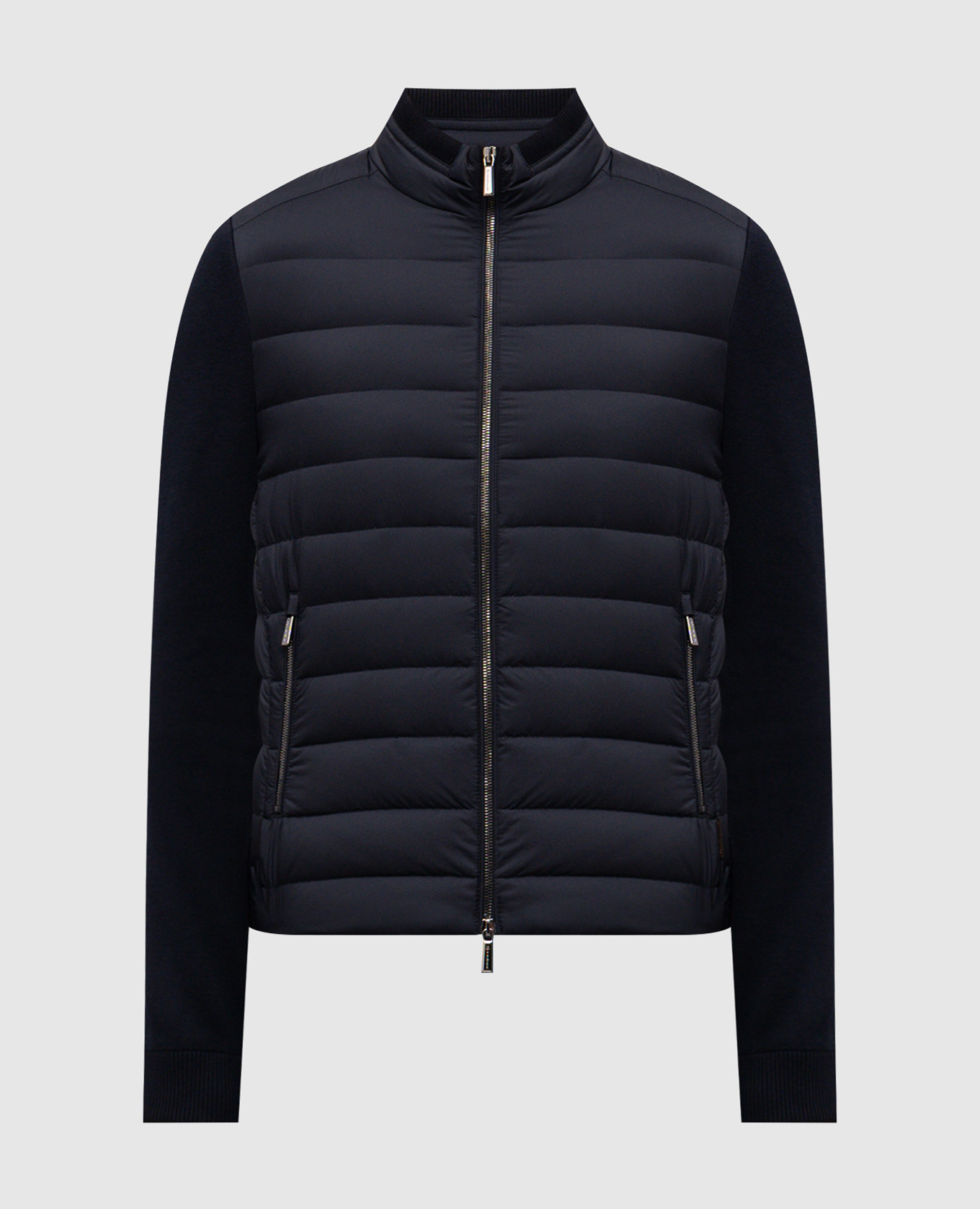 

Синяя комбинированная пуховая куртка CATTANEO, Синий, Куртки