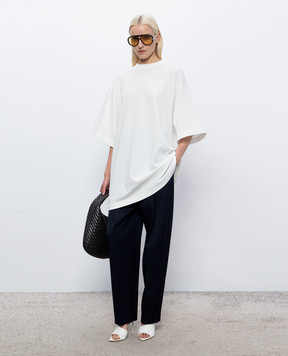 Bottega Veneta Синие брюки из шерсти 857717V6DH0