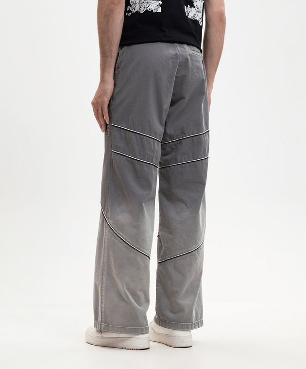 Off-White Серые спортивные штаны Gradient Slouchy 44MCJ03LS26F001 изображение 4