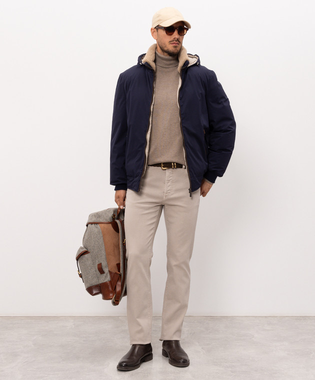Brunello Cucinelli Сірі джинси з емблемою M277PB3210 зображення 2